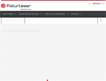Tablet Screenshot of fixturlaser.nl